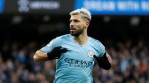 Read more about the article Aguero nets hat-trick as City thrash Chelsea