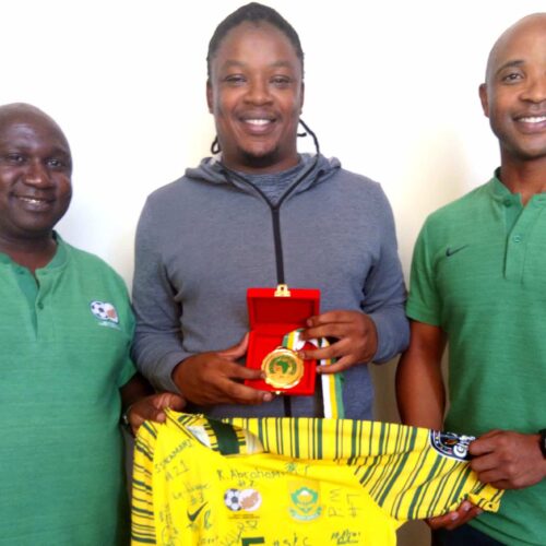 Caf coordinator dedicates Afcon medal to Meyiwa