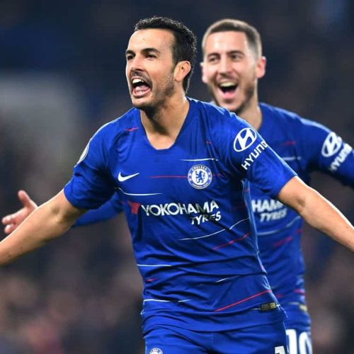 Pedro powers Chelsea past sluggish Spurs