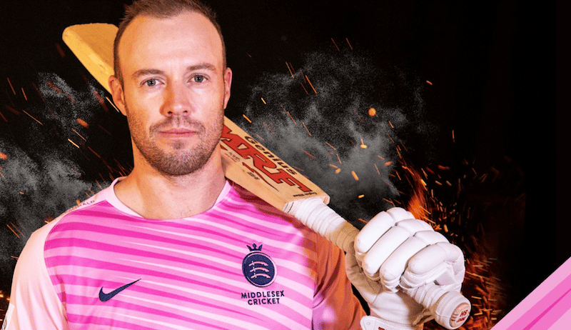 You are currently viewing AB set for T20 stint with Middlesex