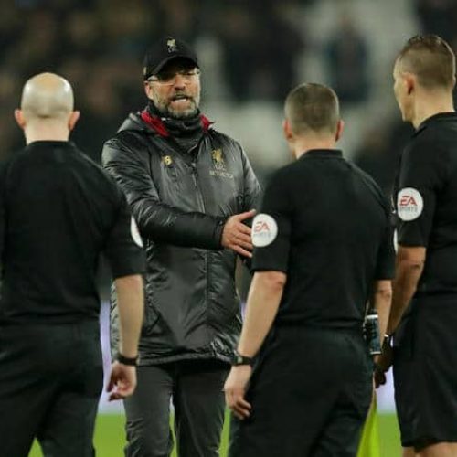 Klopp: Officials knew they made a mistake