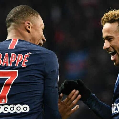 PSG boss says Mbappe will stay but casts doubt over Neymar’s future