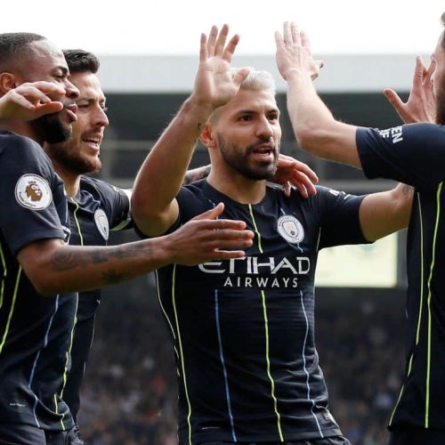 Man City back top with win at Fulham