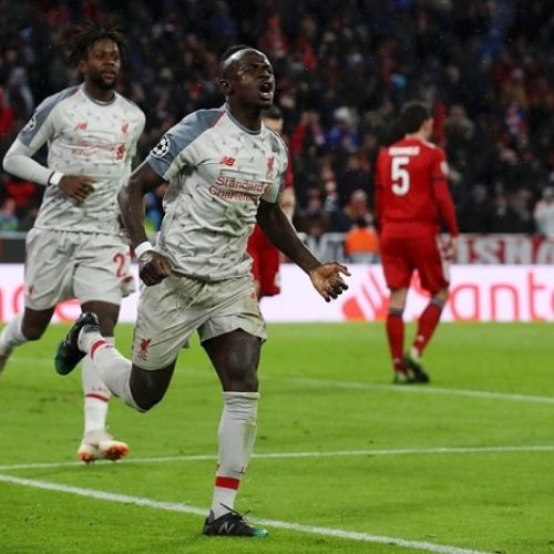 Mane double fires Liverpool past Bayern