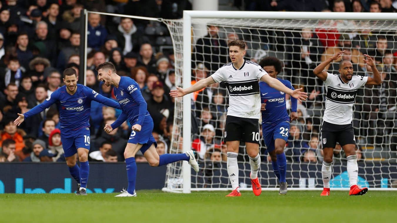 You are currently viewing Jorginho fires Chelsea past Fulham