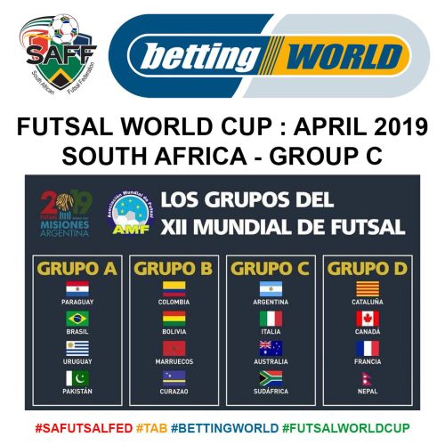 SA drawn in tough Futsal WC group
