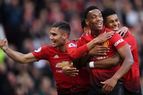 You are currently viewing Rashford, Martial fire United past Watford