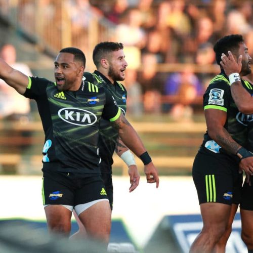 Laumape hat-trick sinks Brumbies