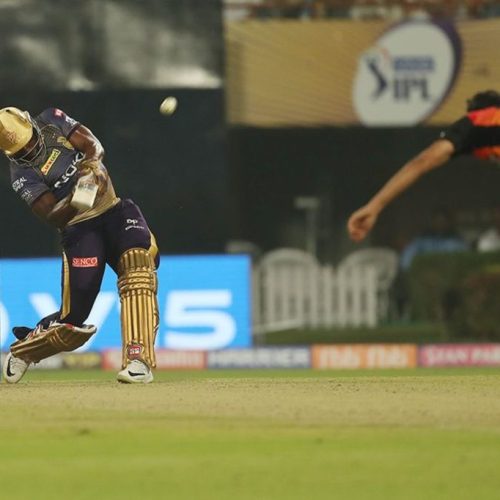Russell rampant as Knight Riders down Sunrisers