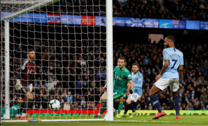 Read more about the article Sterling hat-trick fires Man City past Watford