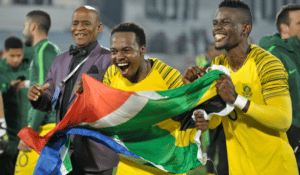 Read more about the article Highlights: Tau brace guides Bafana to Afcon 2019