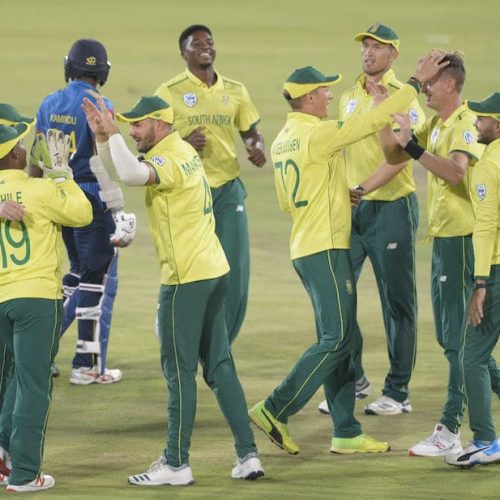 Proteas survive Udana scare to seal T20I series