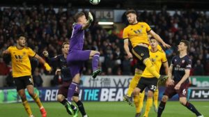 Read more about the article Arsenal suffer top-4 blow after Wolves thrashing