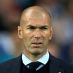 Real Madrid's coach Zinedine Zidane
