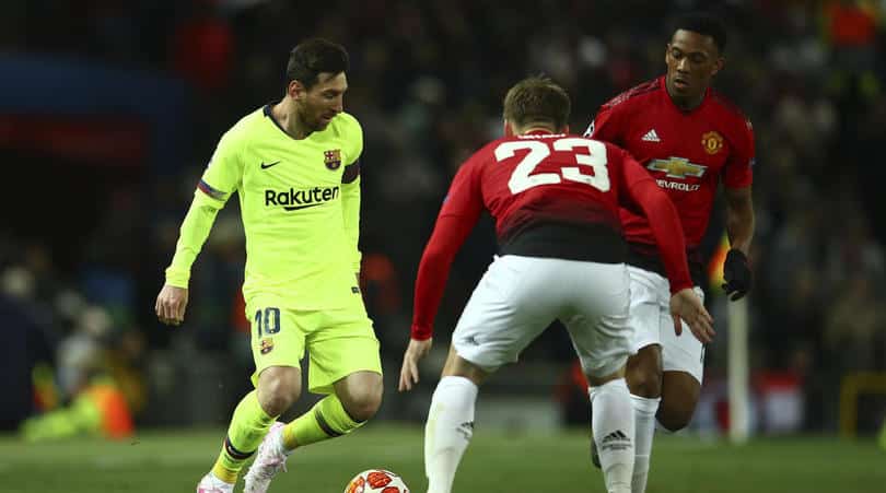 You are currently viewing Messi outshines Pogba as Barca leave with the advantage