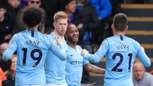 Read more about the article Sterling brace sends Man City top