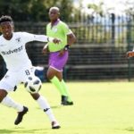 Thabang Monare of Bidvest Wits and Ben Motshwari of Orlando Pirates