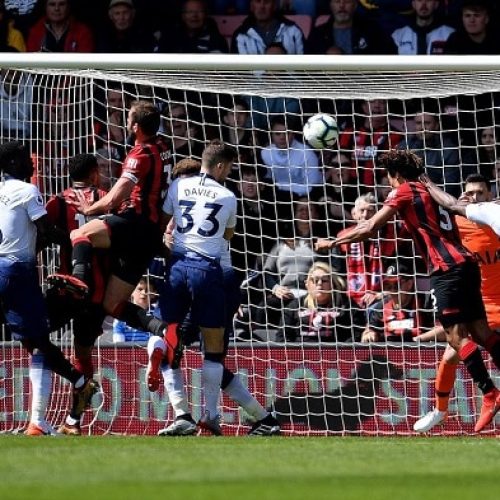 Late Ake winner sinks 9-man Spurs