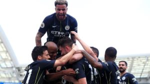 Read more about the article City thrash Brighton to retain Premier League title