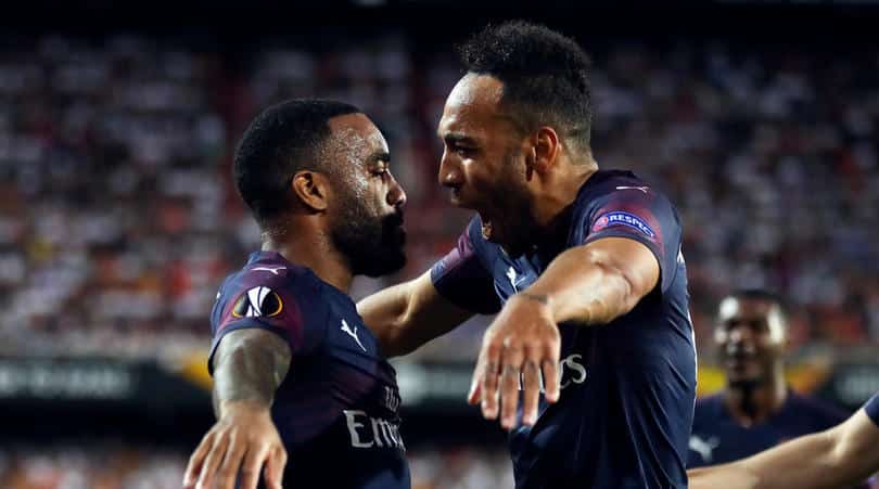 You are currently viewing Aubameyang hat-trick ensures Arsenal reach Europa League final