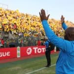 Pitso Mosimane, coach of Sundowns thanks the fans after their 2018/19 CAF Champions League exit