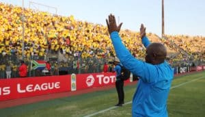 Read more about the article Mosimane challenges Sundowns fans to fill the stands against Wydad