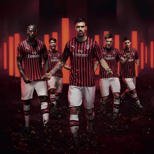 Puma unveils new AC Milan home kit