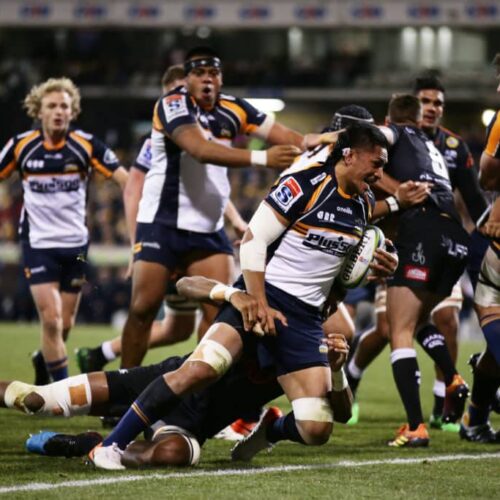 Brumbies smash Sharks to book semi spot