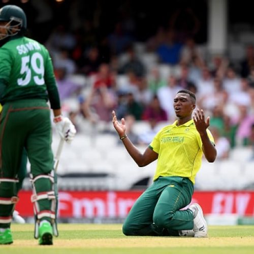 Preview: Proteas vs Afghanistan Lungi Ngidi reacts to missed chance