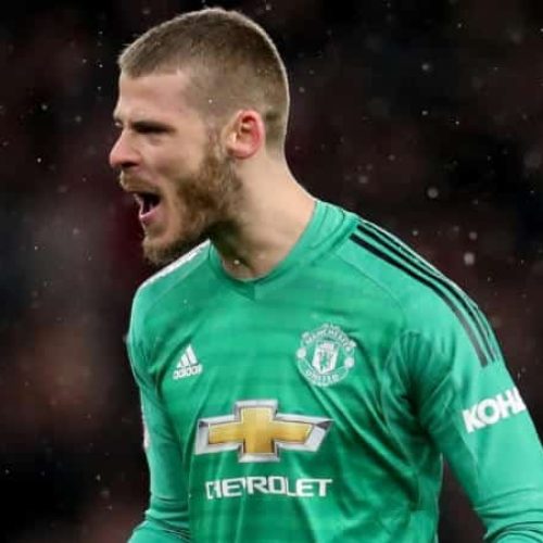 De Gea on brink of Man United landmark