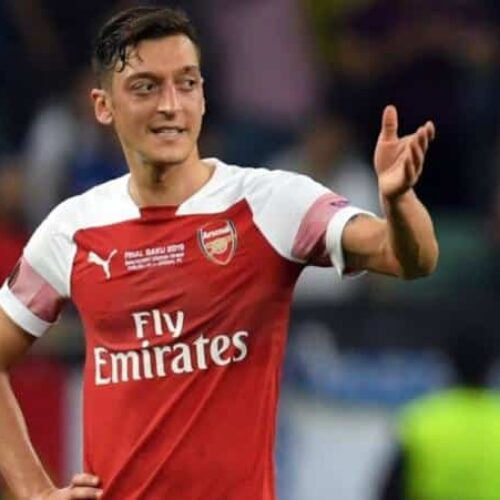 Ozil set to be left out of Arsenal’s UEL squad
