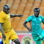 Lazarus Kambole in action against Chiefs for his former club Zesco United