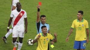 Read more about the article Jesus scores, sees red as Brazil win Copa America
