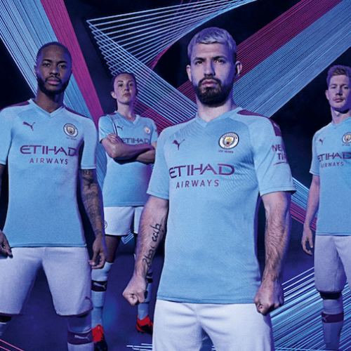 Puma unveil their first Manchester City kit