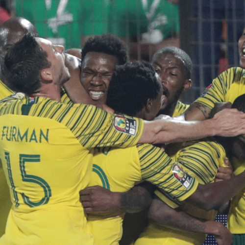 Lorch reacts after firing Bafana past Egypt