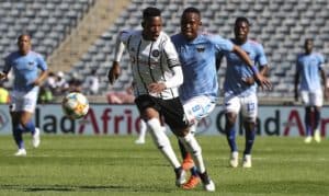 Read more about the article Mbasa brace hands Mokwena first win as Pirates boss