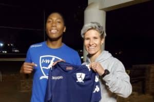 Read more about the article Olympic champions Semenya begins football career in SA