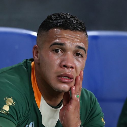 Springboks sweat on Kolbe