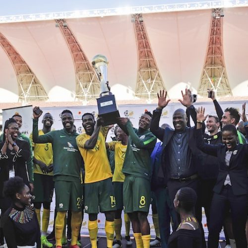 Watch: Bafana beat Mali to claim Nelson Mandela Challenge title