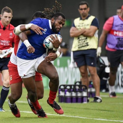 France survive Tonga scare