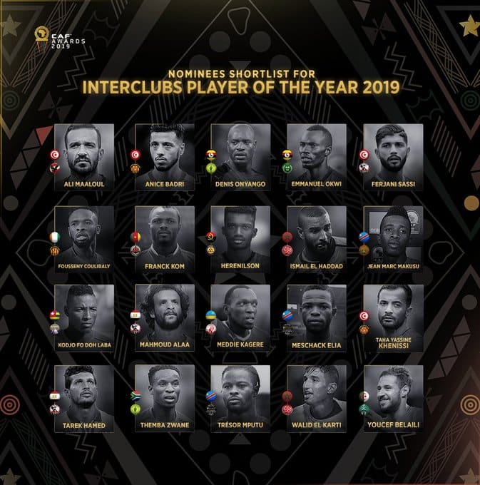 You are currently viewing Onyango, Zwane nominated for African Interclubs Player of the Year