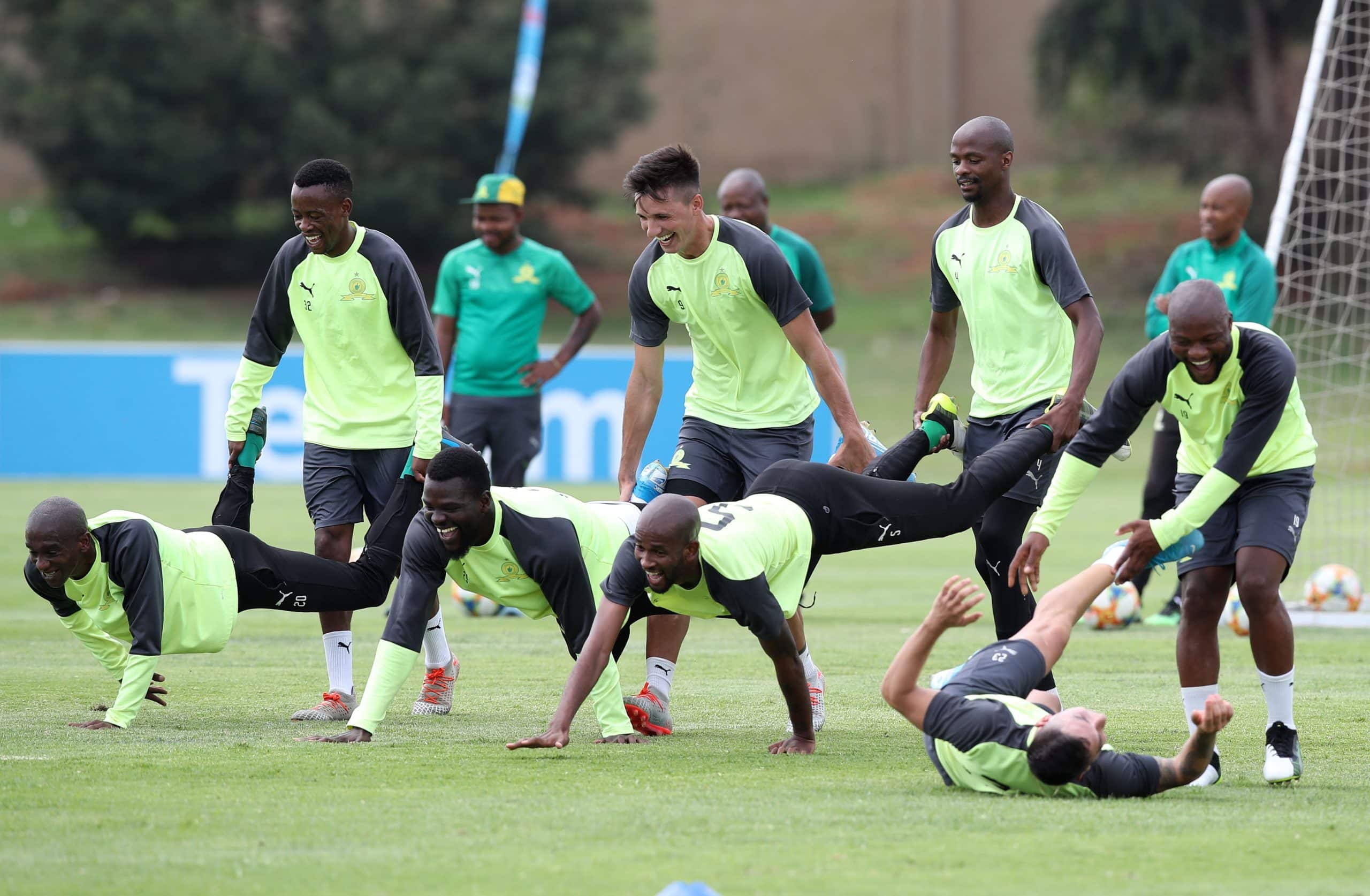 You are currently viewing In picture: Sundowns training session ahead of Arrows clash