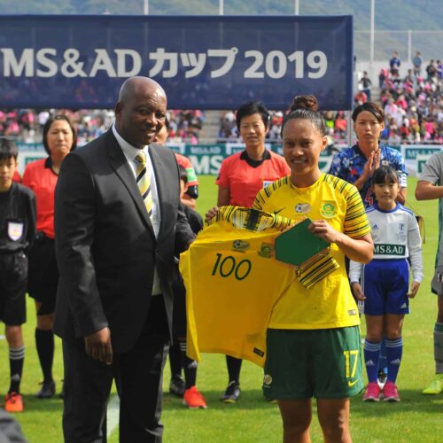 Banyana’s Leandra Smeda celebrates 100 caps