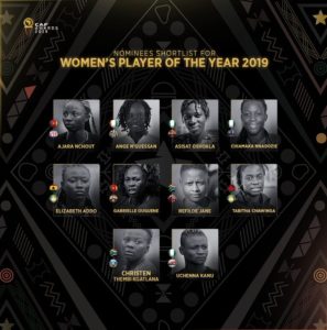 Read more about the article Kgatlana, Jane nominated for African Women’s Player of the Year