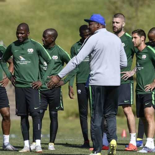 In Pictures: Bafana’s first training session ahead of 2021 Afcon qualifiers