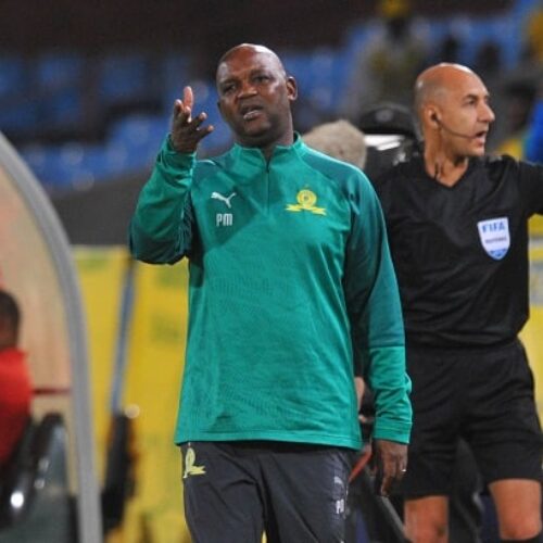 Mosimane backs Downs to sort it out at home in the Caf Champions League