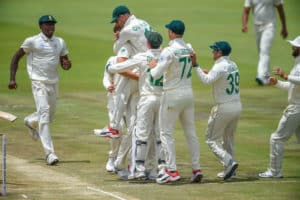 Read more about the article Nortje, Rabada lead SA to victory