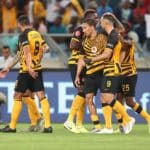 Kaizer Chiefs celebrating one of their goal during the Absa Premiership 2019/20 game between Kaizer Chiefs and Bloemfontein Celtic