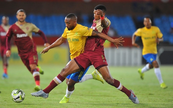 You are currently viewing Watch: De Goede receives red for horror tackle on Sundowns star