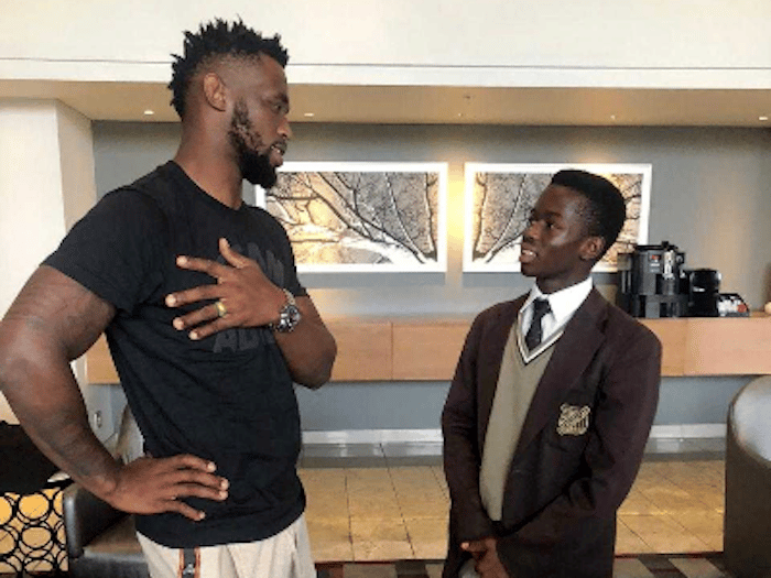 You are currently viewing Helpmekaar schoolboy: Meeting Kolisi was amazing